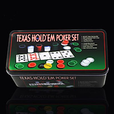 Casino Token Texas Hold'em Set Vegas Theme Plastic Stainless Steel / Iron for Adults Women's Men's Chips / 14 years miniinthebox