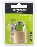 Terminator brand Pad Lock 30mm Green