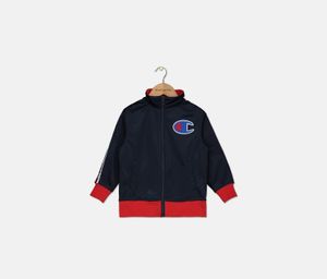 Toddler Boys Logo Track Jacket  Navy Blue/Red