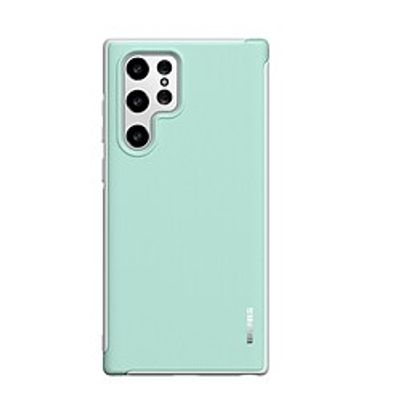 Phone Case For Samsung Galaxy Classic Series S22 S22 Plus S22 Ultra S21 Ultra Plus Bumper Frame Dustproof Four Corners Drop Resistance Solid Colored TPU PC Lightinthebox