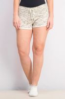 Womens Drawstring Short  Oatmeal/Ivory - thumbnail