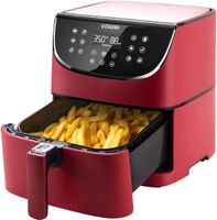 Cosori Air Fryer with 100 Recipes Cookbook (CP158-AF-RED)