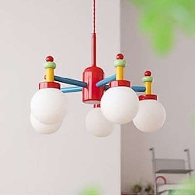 Glass Chandelier 35 Heads Color Children's Room G9 Light Source Indoor Decorative Lighting Pendant Lamps Kindergarten Pendant Light Classroom 110-240V Lightinthebox