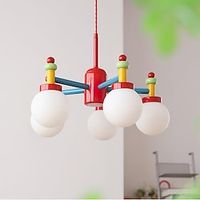Glass Chandelier 35 Heads Color Children's Room G9 Light Source Indoor Decorative Lighting Pendant Lamps Kindergarten Pendant Light Classroom 110-240V Lightinthebox - thumbnail