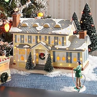 Christmas National Lampoon Christmas Vacation Holiday House Village Display Gift Christmas Home Deoration Xmas Gift Lightinthebox