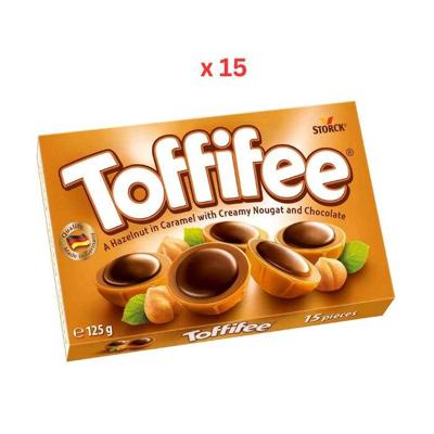 Storck Toffifee Hazelnut in Caramel with Creamy Nougat and Chocolate 15X125G