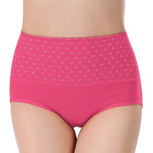 Comfy Breathable Hip-lifting Buttock Cotton Mid Waist Panties For Women
