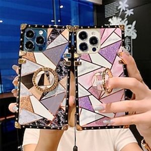 Phone Case For Apple Classic Series iPhone 14 Pro Max 13 12 11 Pro Max Mini X XR XS 8 7 Plus Bumper Frame Rhinestone Full Body Protective Crystal Diamond TPU miniinthebox