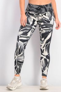 Womens Pull-On Printed Leggings  Black Combo