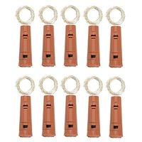 10pcs Bar LED Wine Bottle Cork String Lights Holiday Decoration Garland Fairy Lights Christmas Copper Wire String Lights Lightinthebox