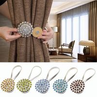 Magnetic Elastic Zinc Alloy Classic Window Curtain Tiebacks