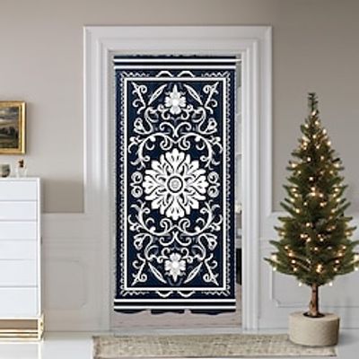 Christmas Decorations Door Cover, 1 Panel Door Curtain with Santa Claus or Snowman Pattern Home Xmas Decor for Living Room, Kitchen, Outdoor Lightinthebox