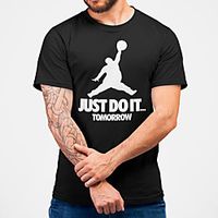 Men's Unisex Tee T shirt Hot Stamping Graphic Prints Shadow Letter Plus Size Print Short Sleeve Casual Tops Cotton Basic Fashion Designer Big and Tall Black Lightinthebox - thumbnail