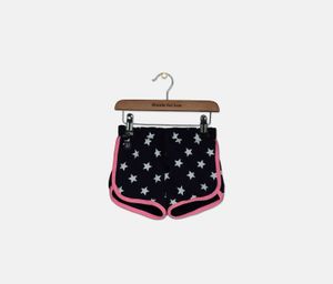 Toddlers Girls Pull-On Short  Navy/Pink