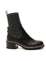 Black Leather Ankle Boots - thumbnail