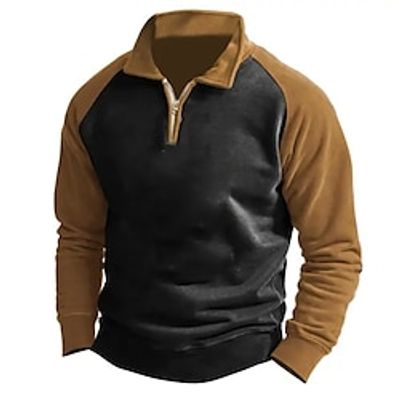 Men's Sweatshirt Quarter Zip Sweatshirt Black Half Zip Color Block Patchwork Sports Outdoor Daily Holiday Streetwear Basic Casual Spring Fall Clothing Apparel Hoodies Sweatshirts Lightinthebox Men's Sweatshirt Quarter Zip Sweatshirt Black Half Zip Color Block Patchwork Sports Outdoor Daily Holiday Streetwear Basic Casual Spring Fall Clothing Apparel Hoodies Sweatshirts Lightinthebox