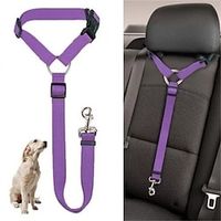 Dog Pet Car Seat Belt Lead Belt Rear Seat Belt Adjustable Dog Rope Seat Belt miniinthebox