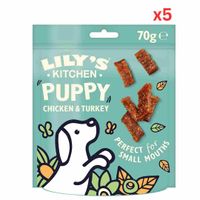Lily'S Kitchen Chicken & Turkey Nibbles Puppy Treats - 70G (Pack Of 5) - thumbnail