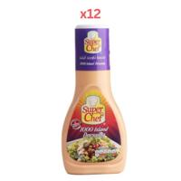 Super Chef Dressing 1000 Island Pet 267Ml (Pack Of 12)