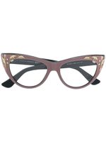 Gucci Eyewear embellished cat eye glasses - Multicolour - thumbnail