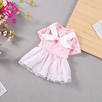 Dog Cat Dress Lace Bowknot Basic Adorable Cute Casual Daily Dog Clothes Puppy Clothes Dog Outfits Breathable Yellow Pink Costume for Girl and Boy Dog Cotton Fabric S M L XL XXL Lightinthebox Dog Cat Dress Lace Bowknot Basic Adorable Cute Casual Daily Dog Clothes Puppy Clothes Dog Outfits Breathable Yellow Pink Costume for Girl and Boy Dog Cotton Fabric S M L XL XXL Lightinthebox