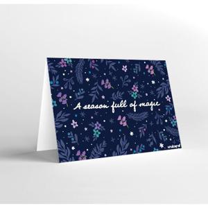 Mukagraf Mini Greeting Card - A Season Full Of Magic (11 x 8 cm)