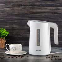 Krypton Electric Kettle,1.7L Automatic Cut Off Kettle, 360 Rotational Boil Dry Protection | 2200W Fast Boil Kettle Double Sides Water Window Ideal for Hot Water, Tea Etc, KNK5277