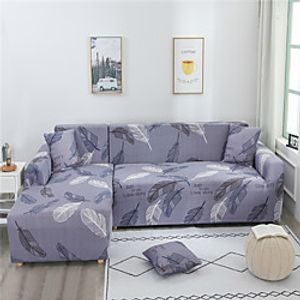 Print Dustproof Stretch Slipcovers Stretch Sofa Cover Super Soft Fabric Couch Cover Fit For 1 to 4 Cushion Couch And L Shape Sofa (You will Get 1 Throw Pillow Case as free Gift) miniinthebox