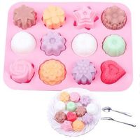 Flower Silicone Cake Mold Chocolate Mold Handmade Soap Mold DIY Baking Tools