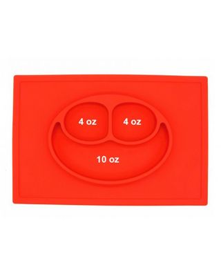 Eazy Kids Plate Square Red