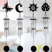 Metal Windchime Outdoor Garden Ornaments Three Tubes Car Bedroom Living Room Home Decor