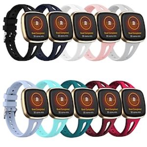 1PC Smart Watch Band Compatible with Fitbit Versa 3  Sense Silicone Smartwatch Strap Adjustable Breathable Quick Release Sport Band Replacement  Wristband Lightinthebox
