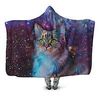 Multifunctional Blankets, Print Polyester Warmer Comfy Blankets Lightinthebox - thumbnail