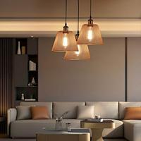 Chandelier Ceiling Light Pendant 1 Head Warm White Light 21CM Metal Nordic Art Luxury Dining Room Entrance Hall Study Bedroom 110-240V Lightinthebox