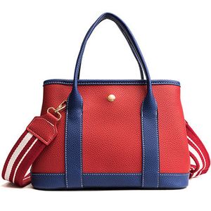 Women Hit Color PU Leather Large Capacity Crossbody Bags
