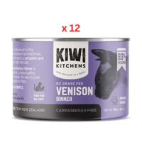 Kiwi Kitchens Grass Fed Venison Dinner Canned Wet Cat Food 170G Pack Of 12