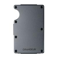 Grandeur Aluminium Cardholder RFID 85 x 45 mm - Silver (Holds up to 12 cards)