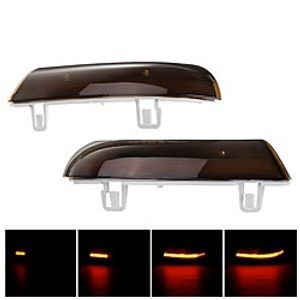 OTOLAMPARA Pair of Dynamic LED Turn Signal Light Mirror Indicator Lights Amber for VW Golf 5 Jetta MK5 Passat B6 miniinthebox