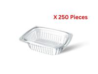 Hotpack Plastic Clear Container With Lids 250 Pieces - C64HP