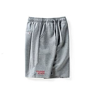 Kids Boys Shorts Letter Soft Shorts Outdoor Fashion Cool Black Yellow Grey Mid Waist Lightinthebox