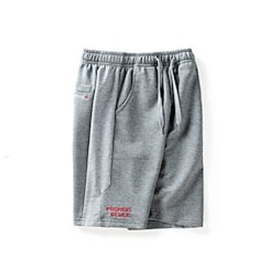Kids Boys Shorts Letter Soft Shorts Outdoor Fashion Cool Black Yellow Grey Mid Waist Lightinthebox