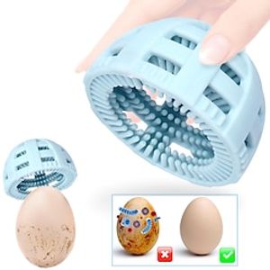 Egg Brush Cleaner, 1 Pack Silicone Egg Brush for Fresh Egg, Egg Cleaner Brush Tool, Multifunctional VegetableEgg Scrubber, Easy to Clean Lightinthebox