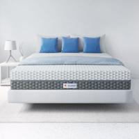 Sleepwell Dual Pro Profiled Foam, 100 Night Trial, Reversible King Bed Size, Gentle And Firm Triple Layered Anti Sag Foam Mattress White 190L x 180W x 30H cm