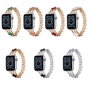 Smart Watch Band for Apple iWatch 1 pcs Jewelry Design Zinc alloy Replacement  Wrist Strap for Apple Watch Series SE  654321 Lightinthebox