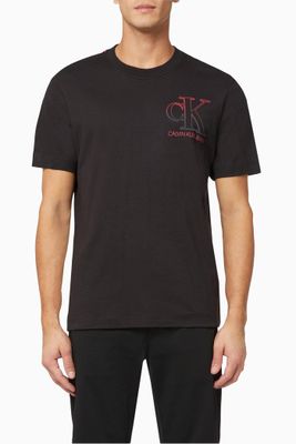 Back Logo T-shirt in Organic Cotton Jersey Back Logo T-shirt in Organic Cotton Jersey