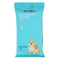 Purry Wipes With Baby Powder Scent For Dog 50 CT