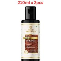 Khadi Organique Shikakai Hair Oil 210ml (Pack Of 2)