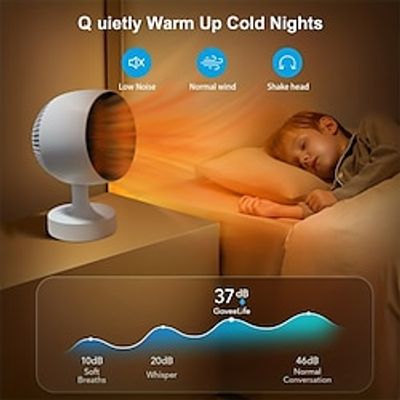 Space Heater For Indoor UseMini Electric Portable Efficient Personal Shaking Head Heater For Office Bathroom Desk BedroomOverheat Protection Lightinthebox