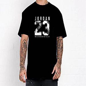 Men's Unisex Tee T shirt Hot Stamping Graphic Prints Letter Plus Size Print Short Sleeve Casual Tops Cotton Basic Fashion Designer Big and Tall White Black Dark Gray Lightinthebox