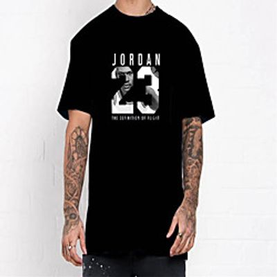 Men's Unisex Tee T shirt Hot Stamping Graphic Prints Letter Plus Size Print Short Sleeve Casual Tops Cotton Basic Fashion Designer Big and Tall White Black Dark Gray Lightinthebox